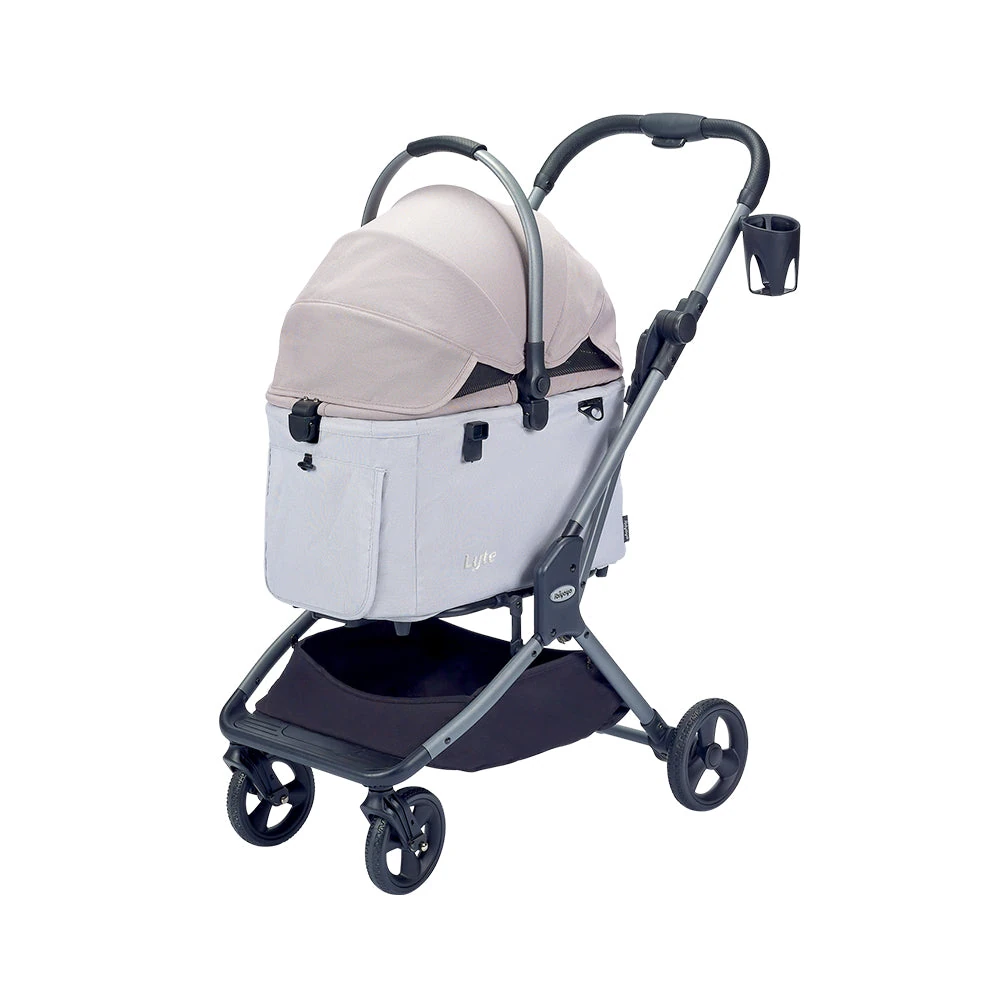 FS2591-P-Main_2_2000x Ibiyaya Lyte 3-in-1 Detachable Pet Stroller, Dusty Apricot