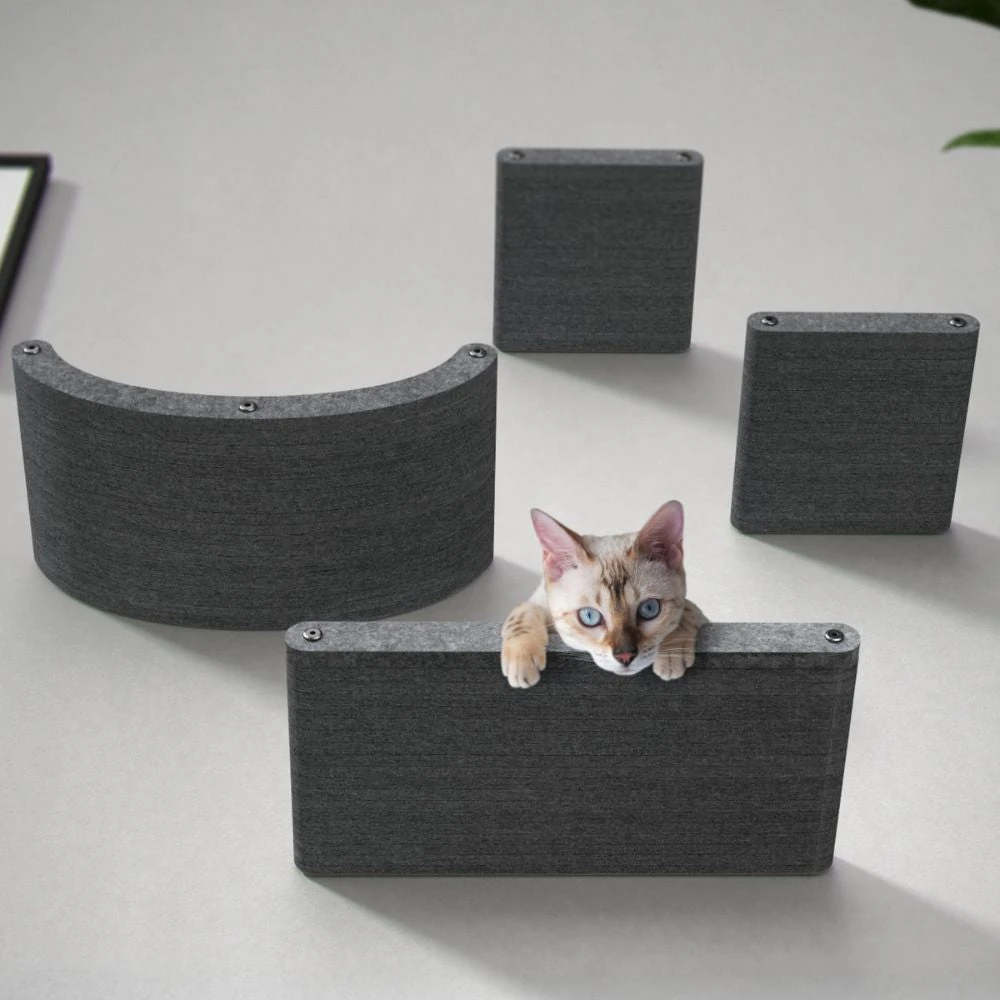 Full_set_main_2000x Cat Climber Set of 4 Shelves, Charcoal