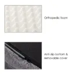 Comfort Plus Human Dog Bed, Dark Grey