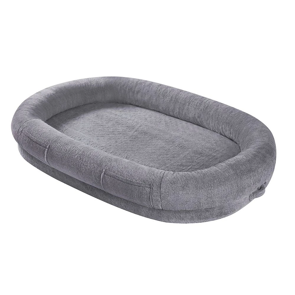 GMW-1937-DGMain_2000x Comfort Plus Human Dog Bed, Dark Grey