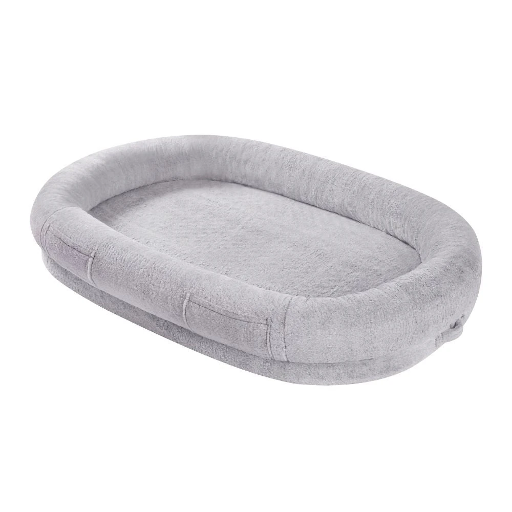 GMW-1937-LGMain_2000x Comfort Plus Human Dog Bed, Light Grey