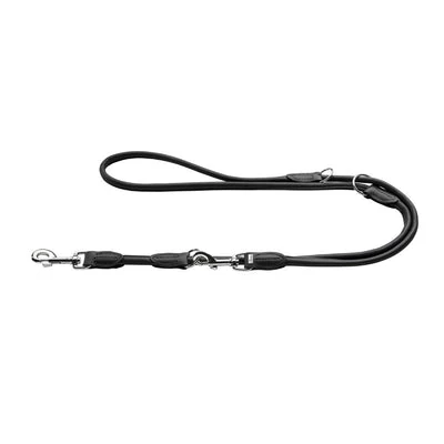 Hunter-1000x1000px_400x Hunter Rolled Soft Leather Dog Training Leash, Black