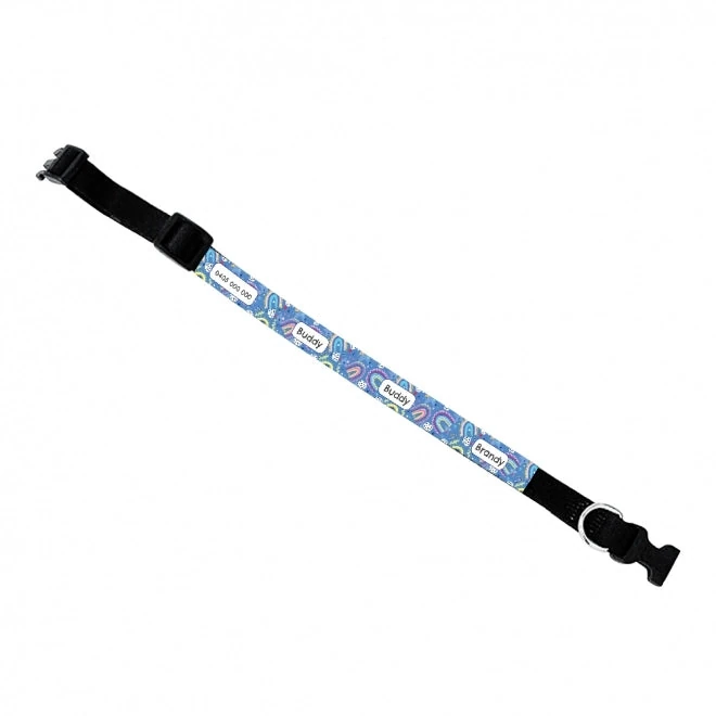 Personalised Dog Collar - Rainbow Dreams