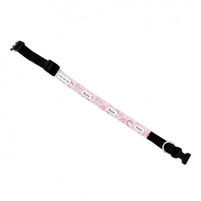 IDPC832_RainbowDreams_Blue_4_LRG_2000x Personalised Dog Collar - Rainbow Dreams
