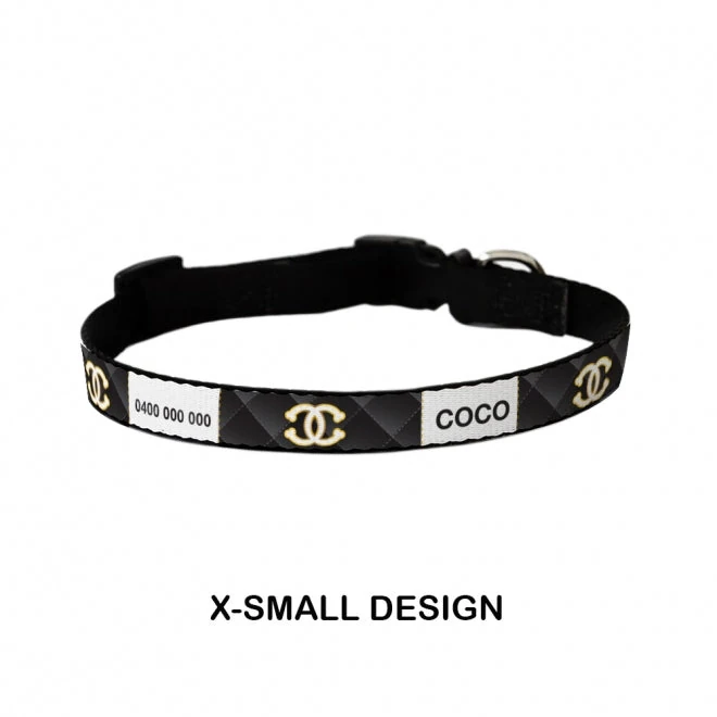 IDPC999_ChewnelBLK_3_2000x Personalised Dog Collar - Classic Chewnel