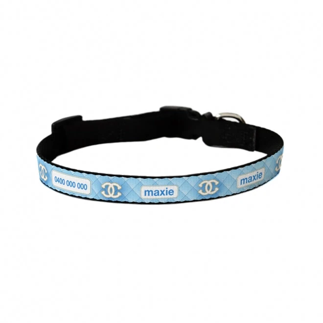 IDPC999_ChewnelBLK_4_2000x Personalised Dog Collar - Classic Chewnel