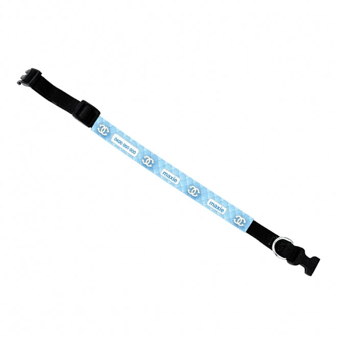 IDPC999_ChewnelBLK_5_2000x Personalised Dog Collar - Classic Chewnel