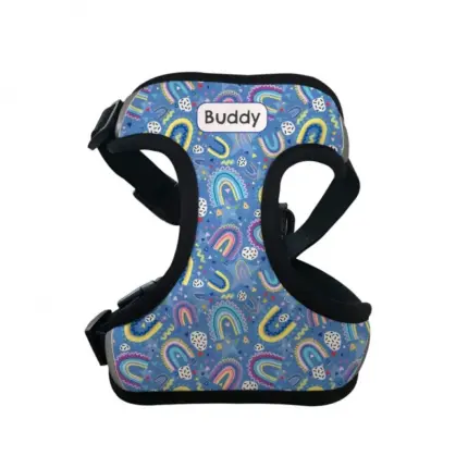 Personalised Pet Harness - Rainbow Dreams