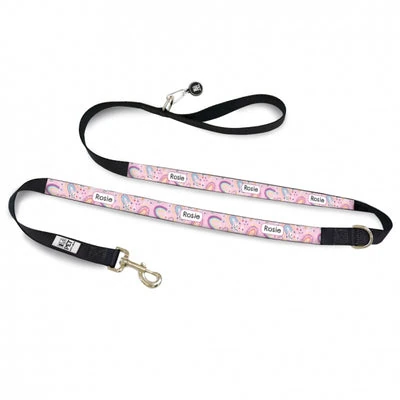 IDPL832-RainbowDreams_Blue_2_400x Personalised Dog Leash - Rainbow Dreams