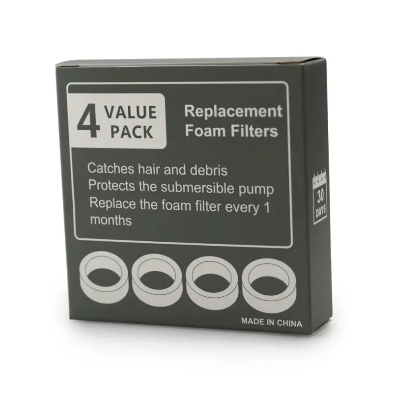 Stainless Steel Fountain Replacement Pump Filter - 4 Pack