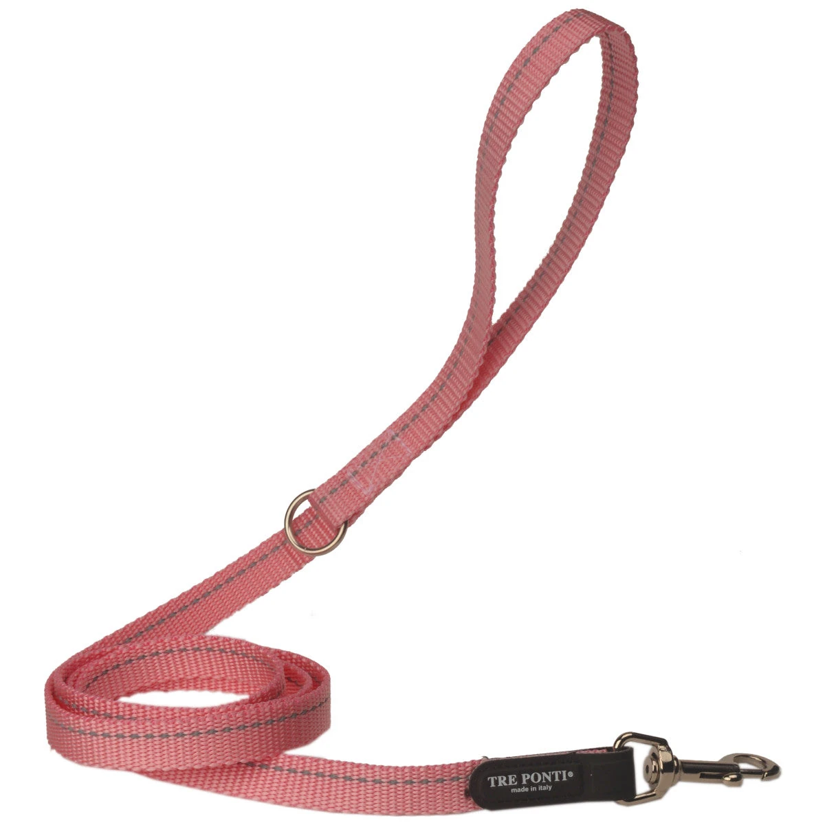 T360A_Tail_Flare_PINK_2000x Tre Ponti Reflective Dog Leash, Pink