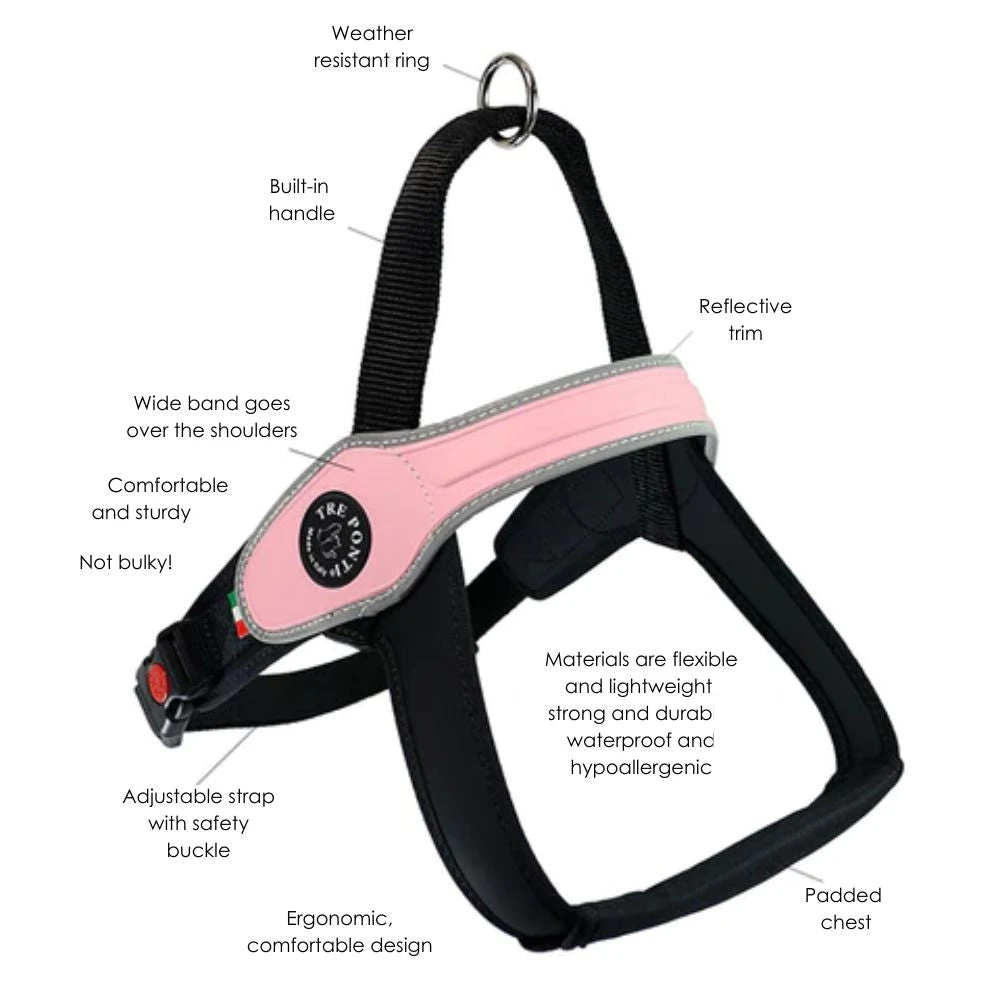 TrePonti-1000px_643d558e-a165-4529-80f1-8a2e9eddbd8b_2000x Tre Ponti Primo Adjustable Step In Dog Harness, Red