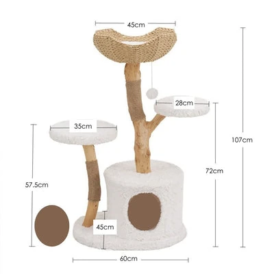 UH5214-2_b1cee11c-7e7f-45fa-a45e-a2815d144aa0_400x Modern Pets Real Wood Cat Tree