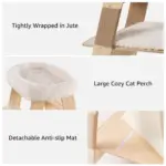 Pyramid Wooden Cat Tree