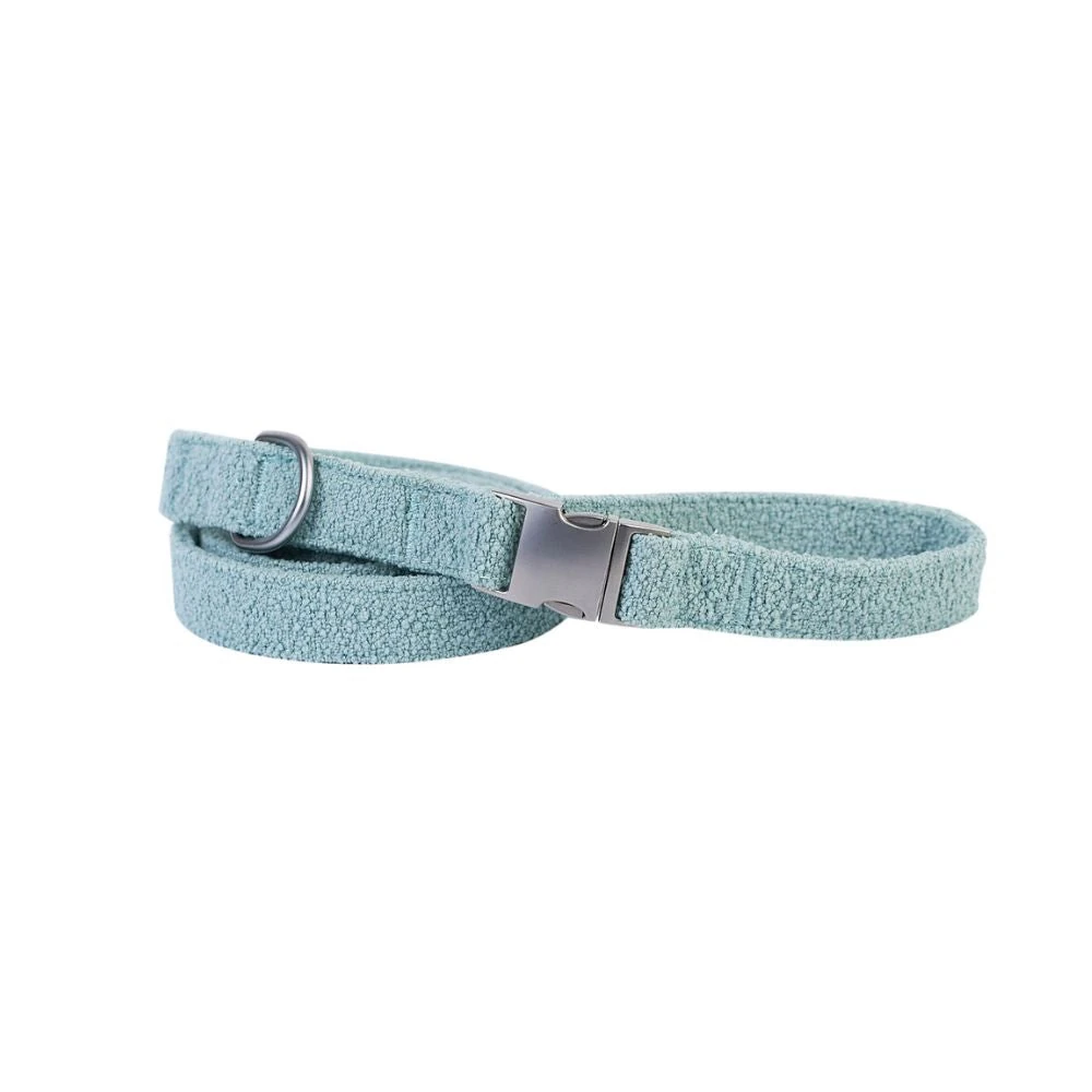 australian pet shop sage boucle leash on beach