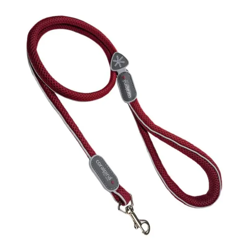Cinquetorri Dog Leash, Red Wine