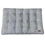 Luxury Dog Crate Mattress, Blue Denim Stripe