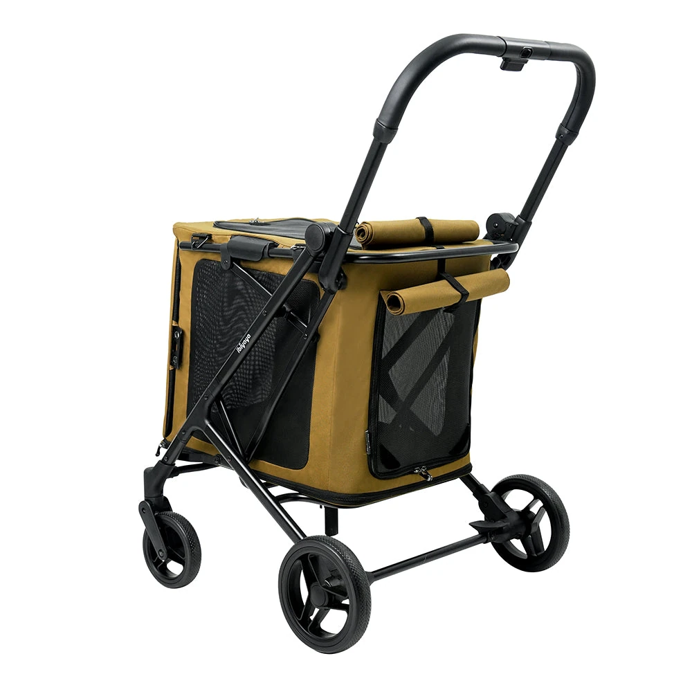 fs2480-cb_web_05_2000x Ibiyaya BigBuddy Pet Stroller and Crate Combo, Camel