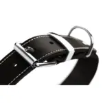 Hunter Aalborg Special Leather Dog Collar, Black