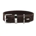 Hunter Aalborg Special Leather Dog Collar, Dark Blue