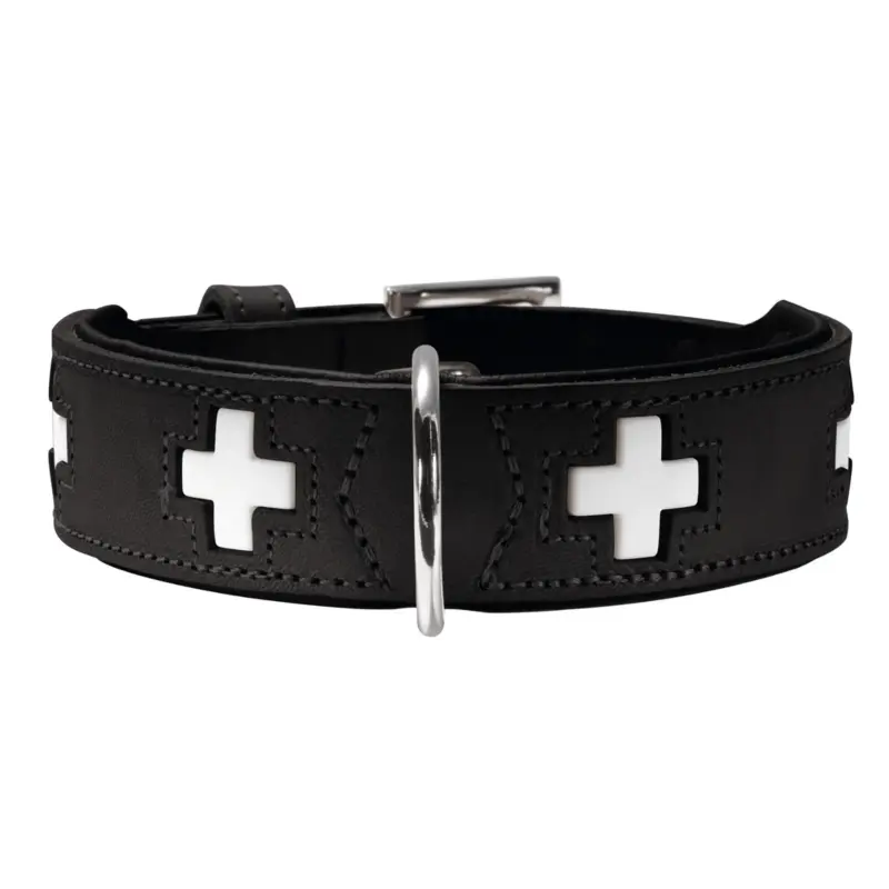 Hunter Classic Swiss Leather Dog Collar