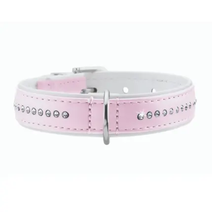 Hunter Modern Art Luxus Dog Collar, Pale Pink