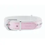 Hunter Modern Art Luxus Dog Collar, Pale Pink