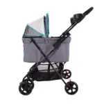 Ibiyaya Easy Strolling Pet Buggy Pram, Simple Grey