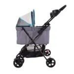 Ibiyaya Easy Strolling Pet Buggy Pram, Simple Grey