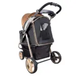 Ibiyaya Monarch Premium Pet Jogger Stroller, Luxury Gold