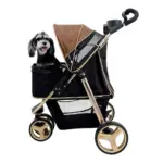 Ibiyaya Monarch Premium Pet Jogger Stroller, Luxury Gold