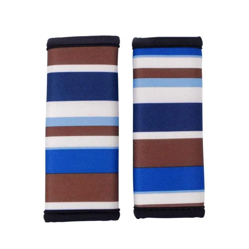Ibiyaya Pet Stroller Handle Cover, Blue Stripes
