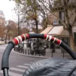 Ibiyaya Pet Stroller Handle Cover, Red Stripes