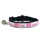 Personalised Cat Collar - Pink Sprinkles