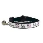 Personalised Cat Collar - Squiggle, Pink