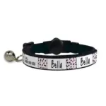 Personalised Cat Collar - Squiggle, Pink