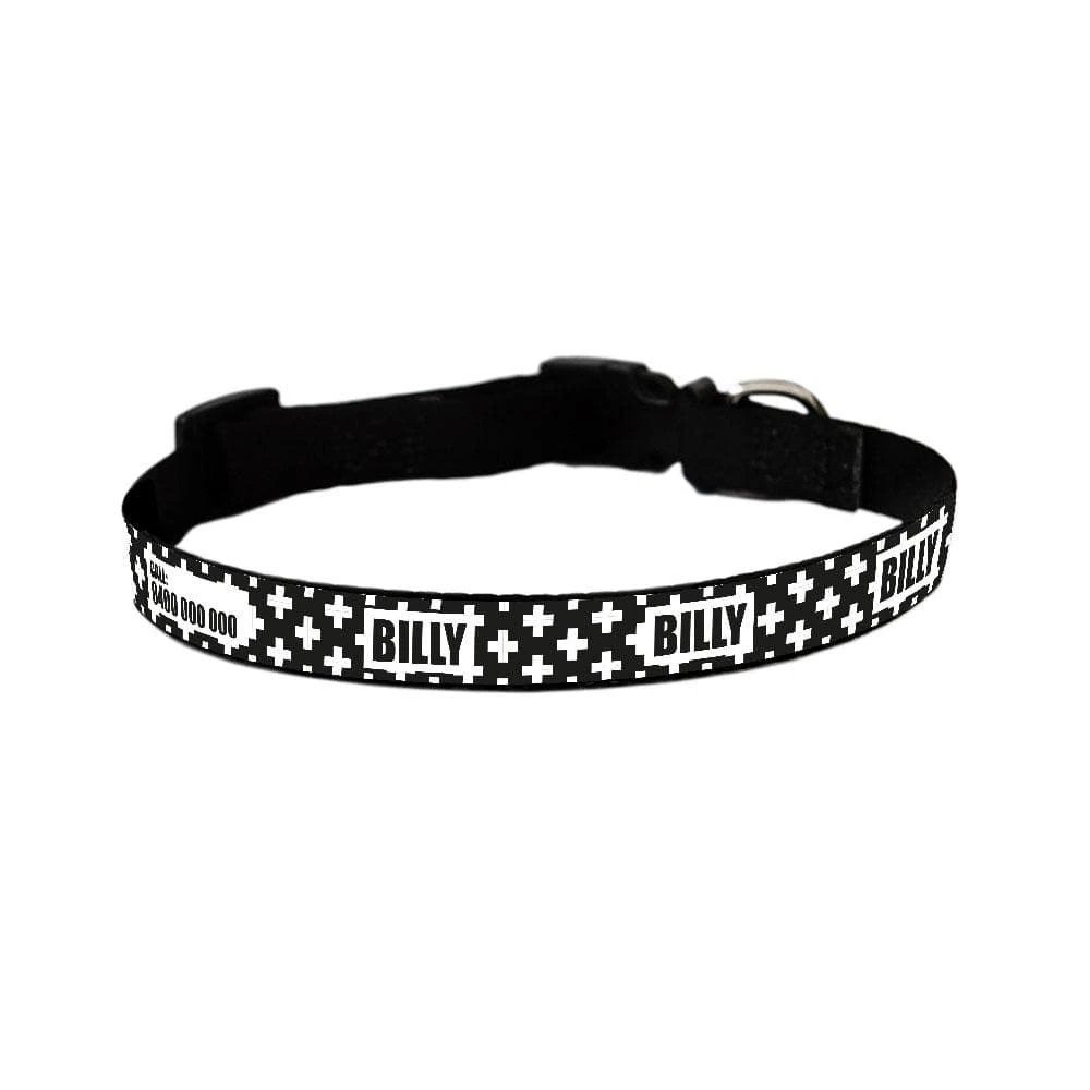 id-pet-dog-collar-small-31-41cm-personalised-dog-collar-monochrome-cross-3907998908519_2000x Personalised Dog Collar - Monochrome Cross