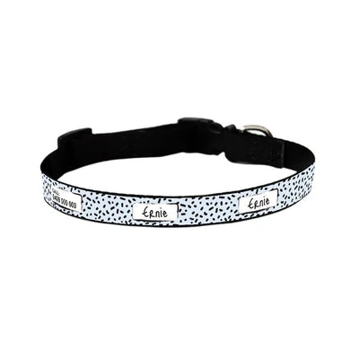 id-pet-dog-collar-small-31-41cm-personalised-dog-collar-squiggle-blue-31863380476103_400x Personalised Dog Collar - Squiggle, Blue