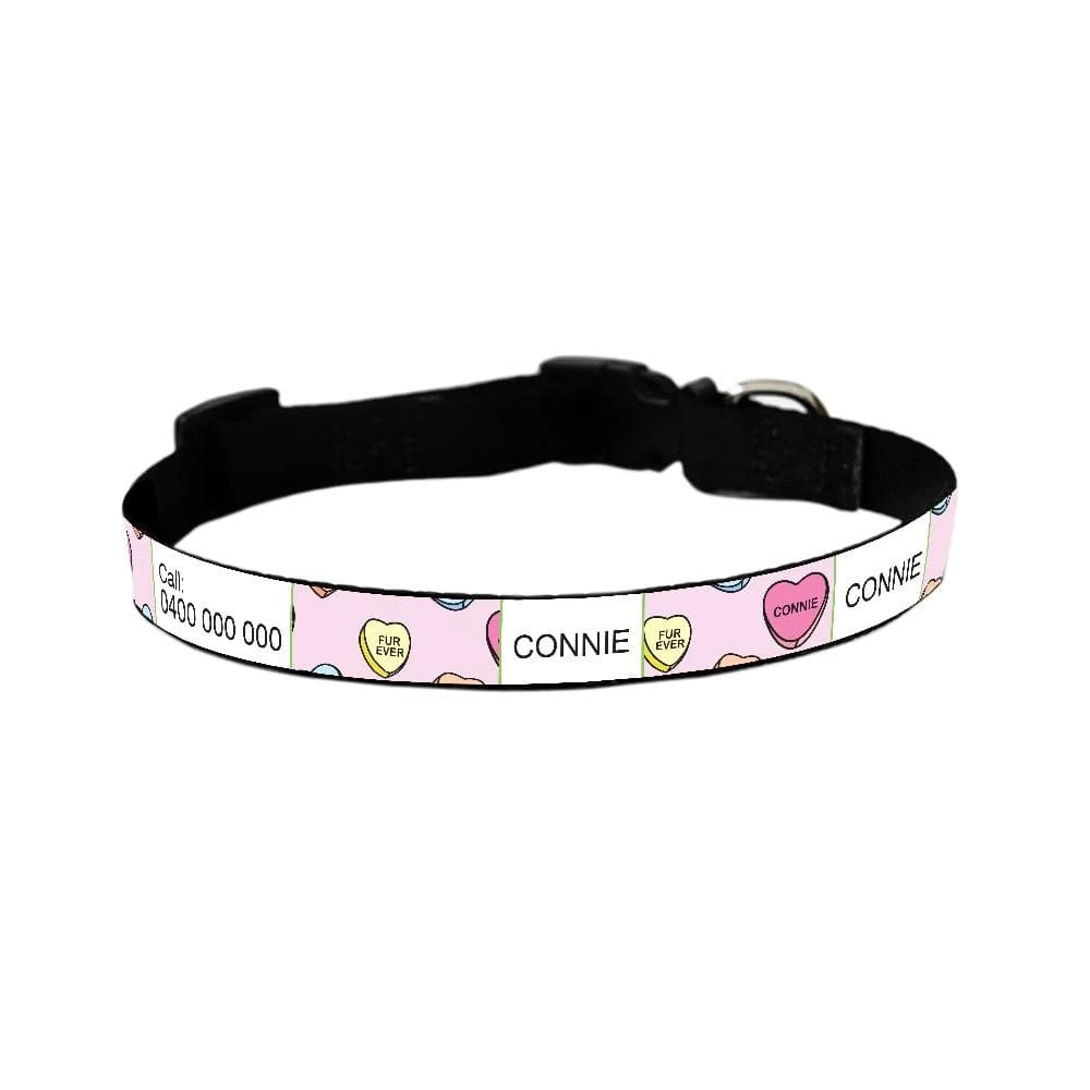 id-pet-dog-collar-x-small-20-31cm-personalised-dog-collar-candy-hearts-3927543742567_2000x Personalised Dog Collar - Candy Hearts