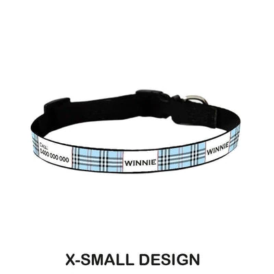 id-pet-dog-collar-x-small-20-31cm-personalised-dog-collar-furberry-blue-31863587406023_400x Personalised Dog Collar - Furberry, Blue