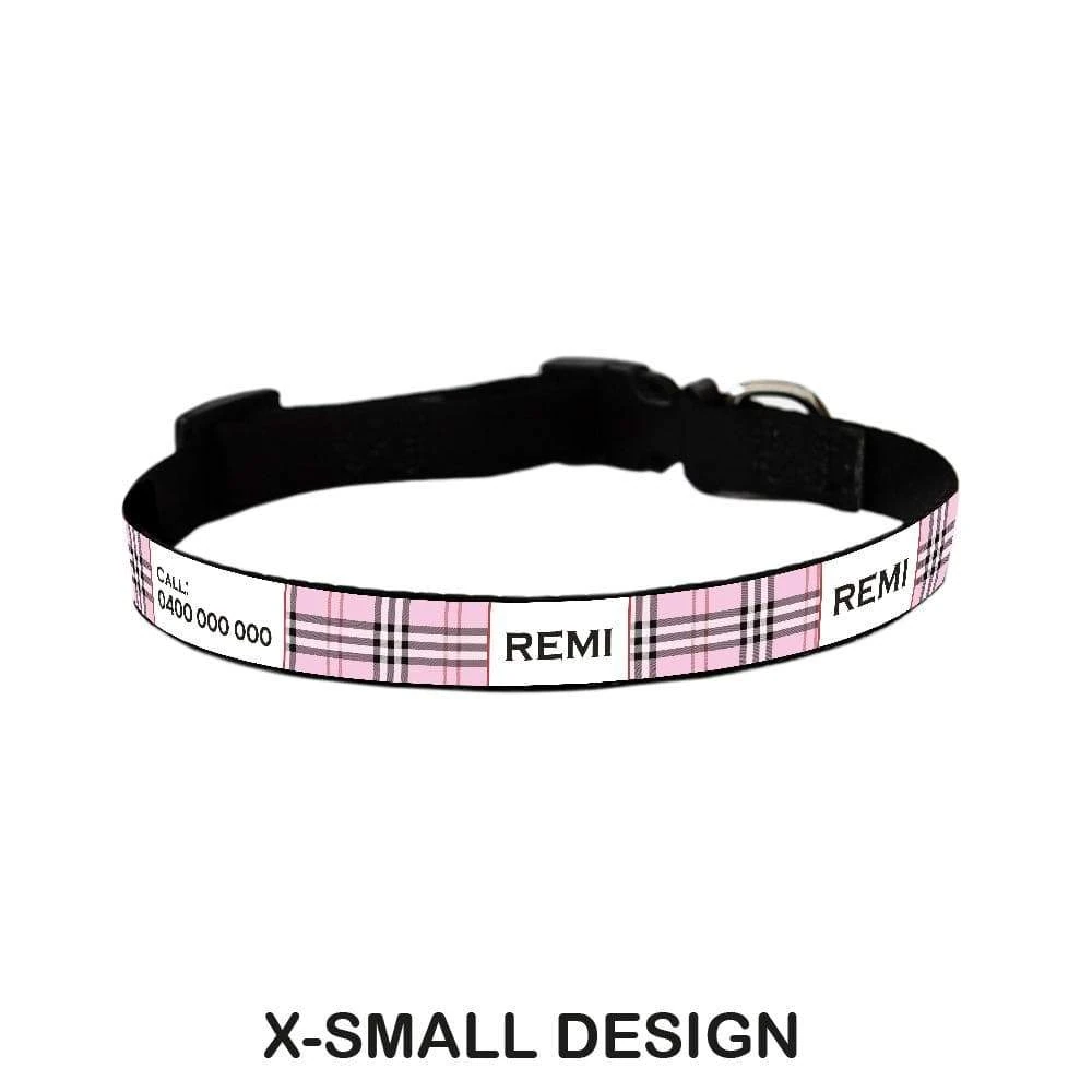 id-pet-dog-collar-x-small-20-31cm-personalised-dog-collar-furberry-pink-3927546527847_2000x Personalised Dog Collar - Furberry, Pink
