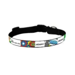 Personalised Dog Collar - Superhero Comic