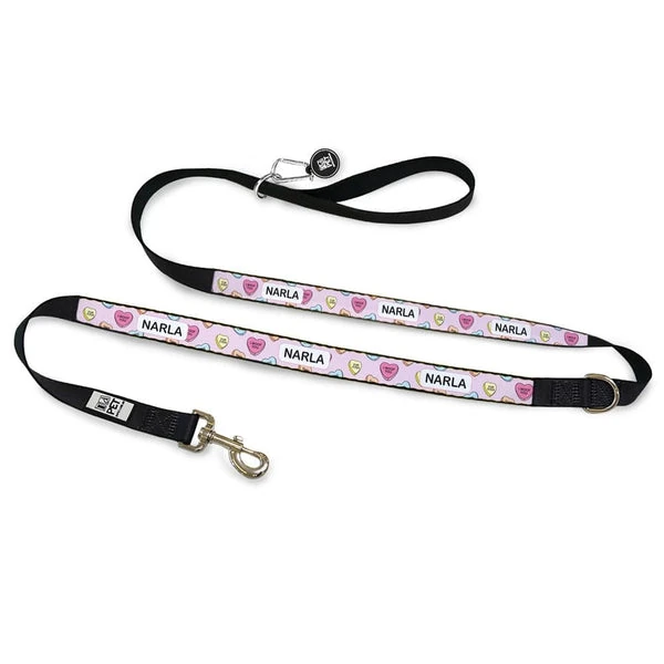 id-pet-dog-leash-personalised-dog-leash-candy-hearts-13526432055399 Personalised Dog Leash - Bones
