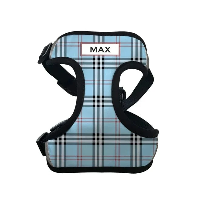 Personalised Pet Harness - Furberry, Blue