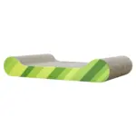 Cardboard Cat Scratcher Lounge, Green