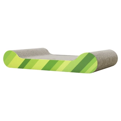 modern-pets-cat-scratcher-cardboard-cat-scratcher-lounge-green-stripes-14799258026087_400x Cardboard Cat Scratcher Lounge, Green