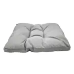 Jacob Outdoor Wicker Rope Elevated Dog Bed, Grey