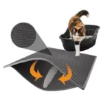 Cat Litter Mat - Honeycomb Dual Layer Design