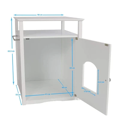 modern-pets-litter-box-jasper-2-cat-litter-cabinet-white-15961963429991_400x Jasper 2 Cat Litter Cabinet, White