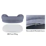 Grey Rabbit Lounge Dog Bed